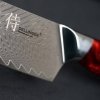 Nóż Dellinger RESIN FUTURE Santoku 170 mm [K-H191] Red
